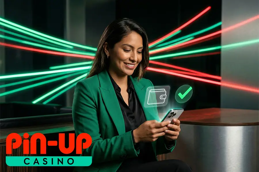 Recarga de la cuenta Pin Up a través del teléfono móvil